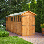 Power Overlap Apex Shed 20x4 ft