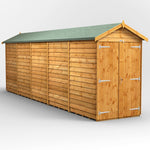 Power Overlap Apex Shed 20x4 ft