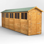 Power Overlap Apex Shed 20x4 ft