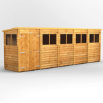 Power Overlap Pent Shed 20x4 ft
