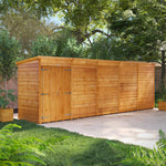 Power Overlap Pent Shed 20x4 ft