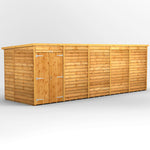 Power Overlap Pent Shed 20x6 ft