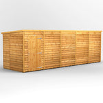 Power Overlap Pent Shed 20x6 ft