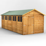 Power Overlap Apex Shed 20x8 ft