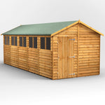 Power Overlap Apex Shed 20x8 ft