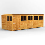 Power Pent Garden Shed 20x8 ft