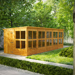 Power Pent Security Garden Shed 20x8 ft