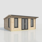 Power 20x16 ft Apex Log Cabin 44mm