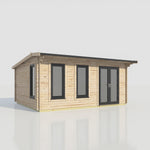 Power 20x16 ft Apex Log Cabin 44mm