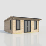 Power 20x18 ft Apex Log Cabin 44mm