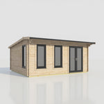Power 20x18 ft Apex Log Cabin 44mm