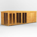 Power Pent Summerhouse Combi