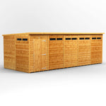 Power Pent Security Garden Shed 20x8 ft