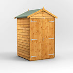 Power Overlap Apex Shed 4x4 ft