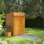 Power Overlap Pent Shed 4x4 ft