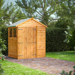 Power Overlap Apex Shed 4x6 ft