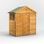 Power Overlap Apex Shed 4x6 ft