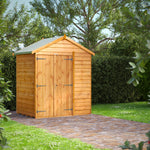 Power Overlap Apex Shed 4x6 ft