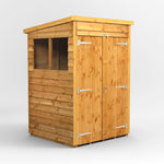 Power Overlap Pent Shed 4x4 ft