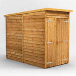 Power Overlap Pent Shed 4x8 ft