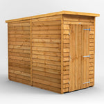 Power Overlap Pent Shed 4x8 ft