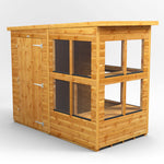 Power Pent Potting Shed 4x8 ft