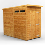 Power Pent Security Garden Shed 4x8 ft