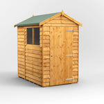 Power Overlap Apex Shed 6x4 ft