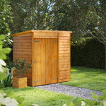 Power Overlap Pent Shed 6x4 ft