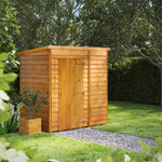 Power Overlap Pent Shed 6x4 ft