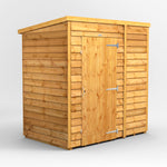 Power Overlap Pent Shed 6x4 ft