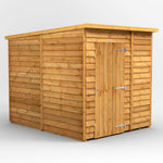 Power Overlap Pent Shed 6x8 ft