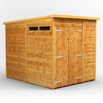 Power Pent Security Garden Shed 6x8 ft
