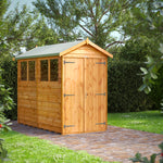Power Overlap Apex Shed 8x4 ft