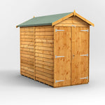 Power Overlap Apex Shed 8x4 ft