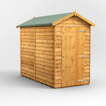 Power Overlap Apex Shed 8x4 ft