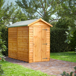 Power Overlap Apex Shed 8x4 ft