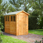 Power Overlap Apex Shed 8x4 ft