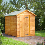 Power Overlap Apex Shed 8x6 ft