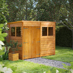 Power Overlap Pent Shed 8x6 ft