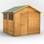 Power Overlap Apex Shed 8x8 ft