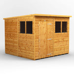 Power Pent Garden Shed 8x8 ft