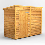 Power Overlap Pent Shed 8x4 ft
