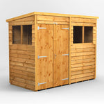 Power Overlap Pent Shed 8x4 ft