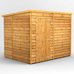 Power Overlap Pent Shed 8x6 ft