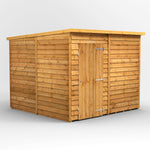 Power Overlap Pent Shed 8x8 ft