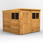 Power Overlap Pent Shed 8x8 ft