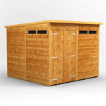 Power Pent Security Garden Shed 8x8 ft