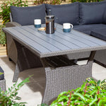 Rowlinson Devesa Corner Dining Set – Grey