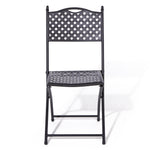 Rowlinson Havana Lattice Bistro Set – Black